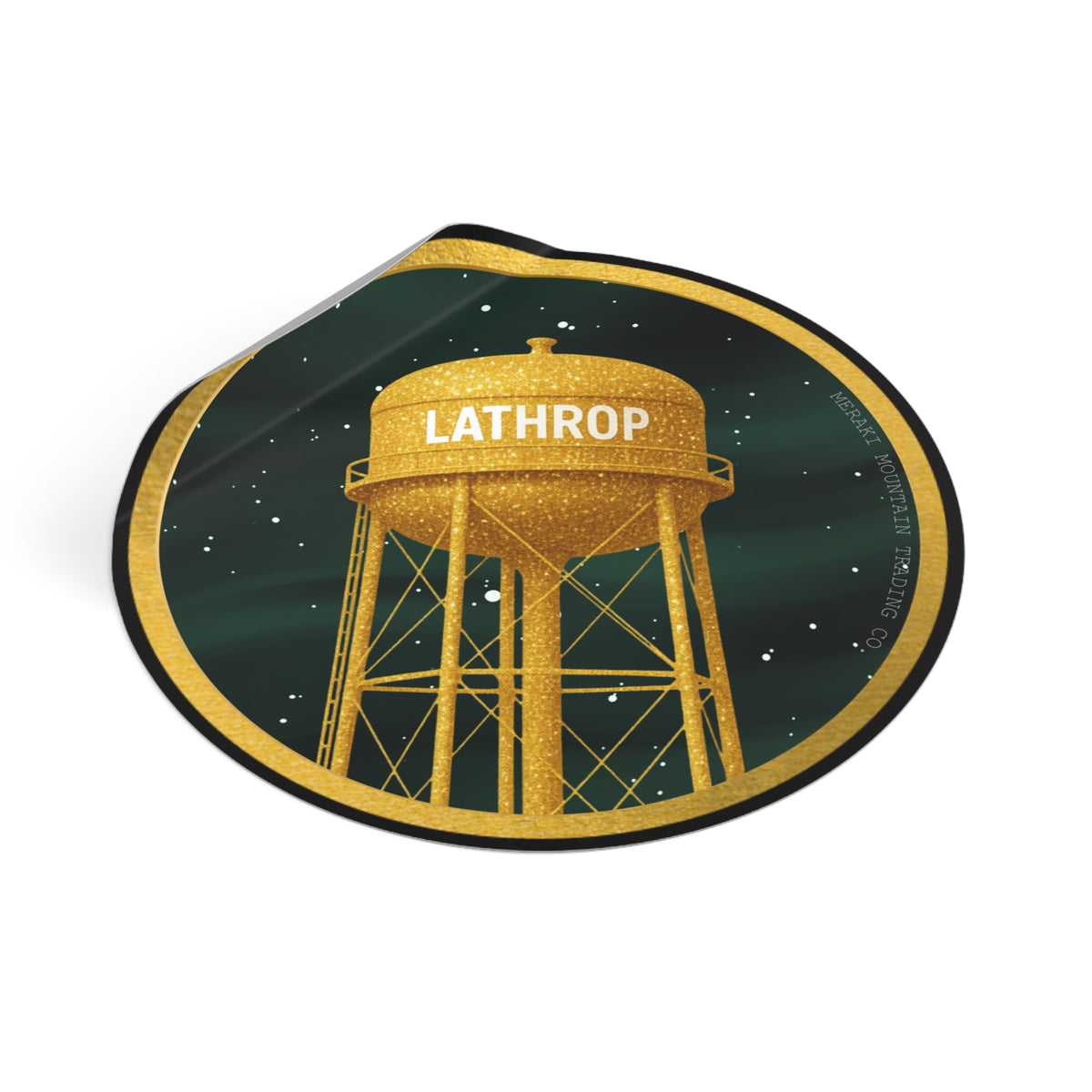 Lathrop Under the Stars Vinyl Sticker