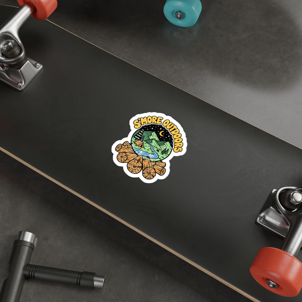 S'More Outdoors Die-Cut Sticker