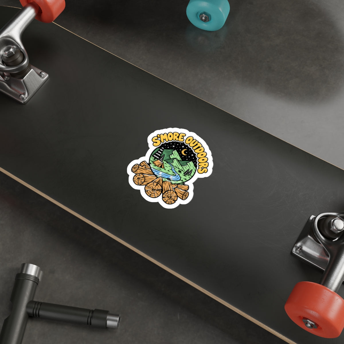 S'More Outdoors Die-Cut Sticker