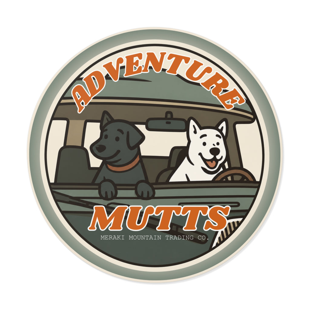 Adventure Mutts Vinyl Sticker
