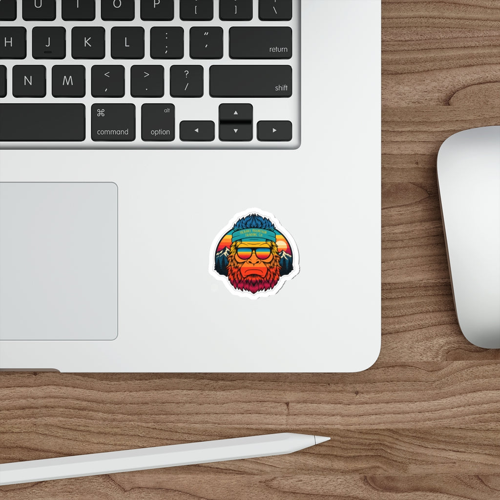 Retro Bigfoot Die-Cut Sticker