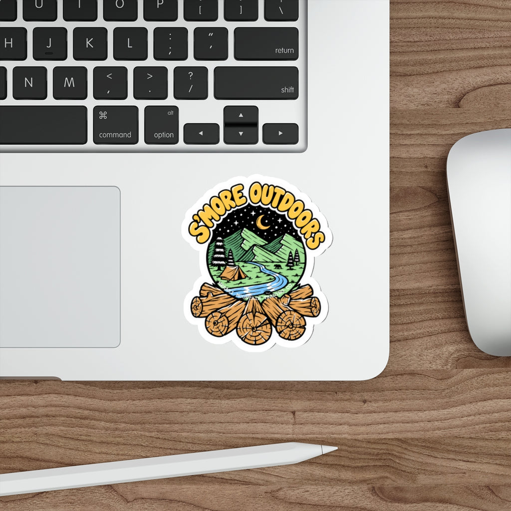 S'More Outdoors Die-Cut Sticker