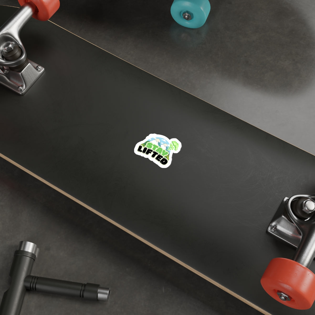 Stay Lifted Mountain Die-Cut Sticker