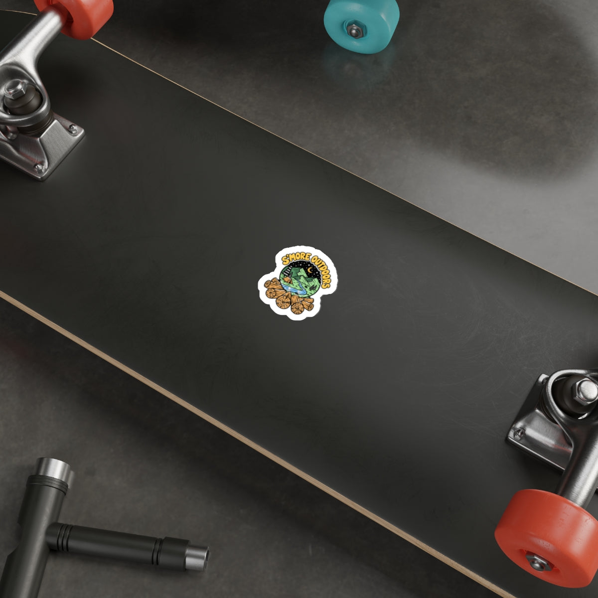 S'More Outdoors Die-Cut Sticker