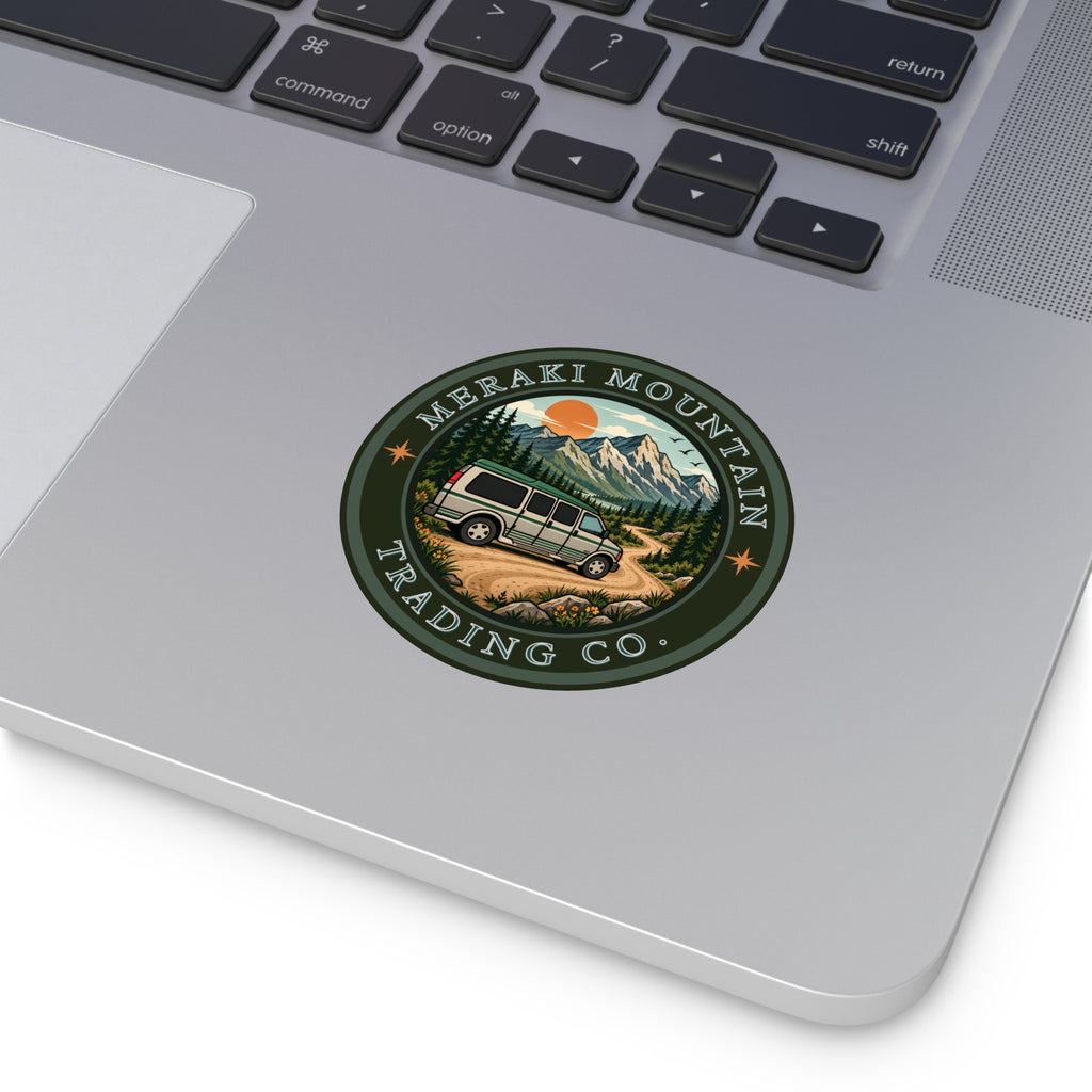Meraki Mountain Trading Co. Logo Sticker