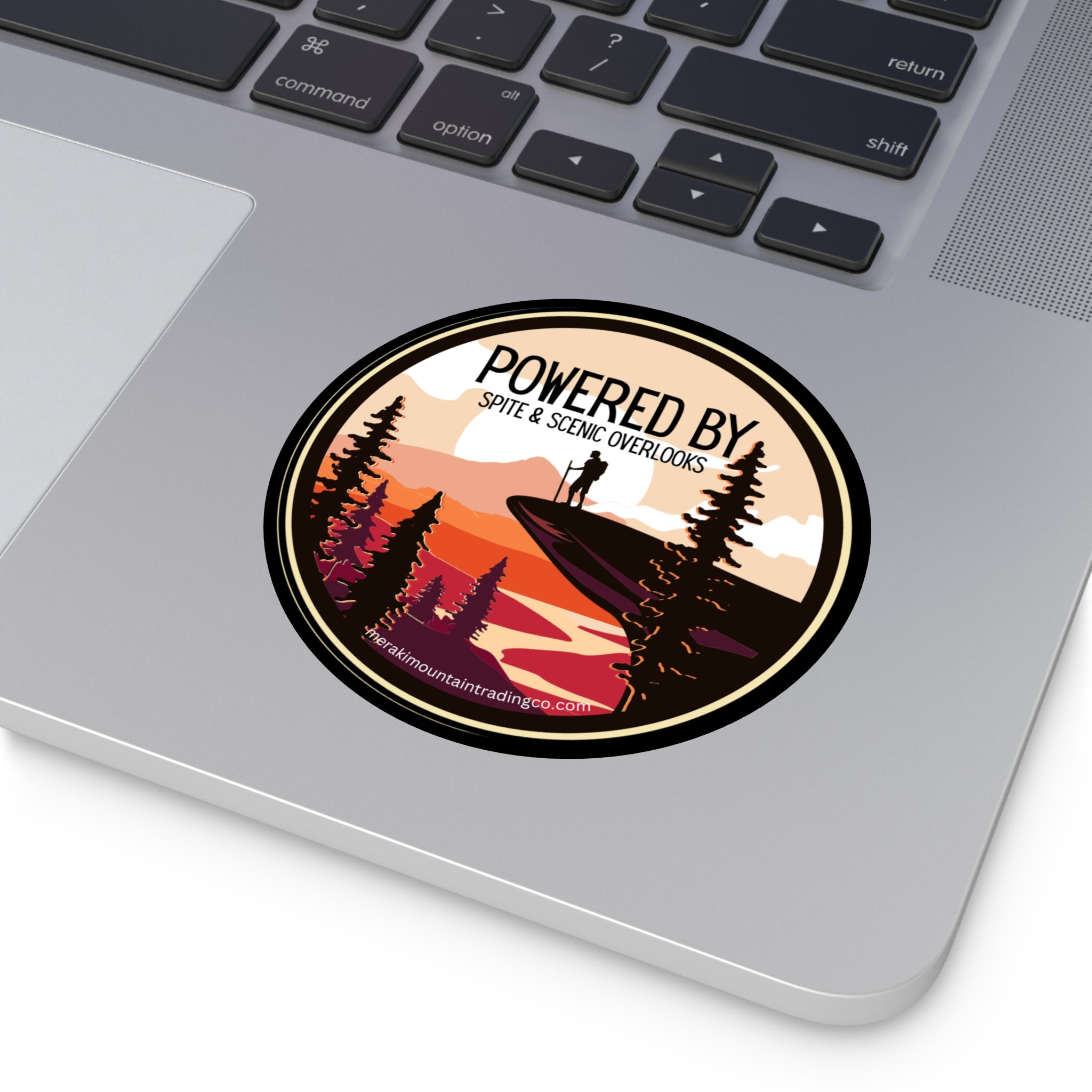 Powered by Spite & Scenic Overlooks Vinyl Sticker