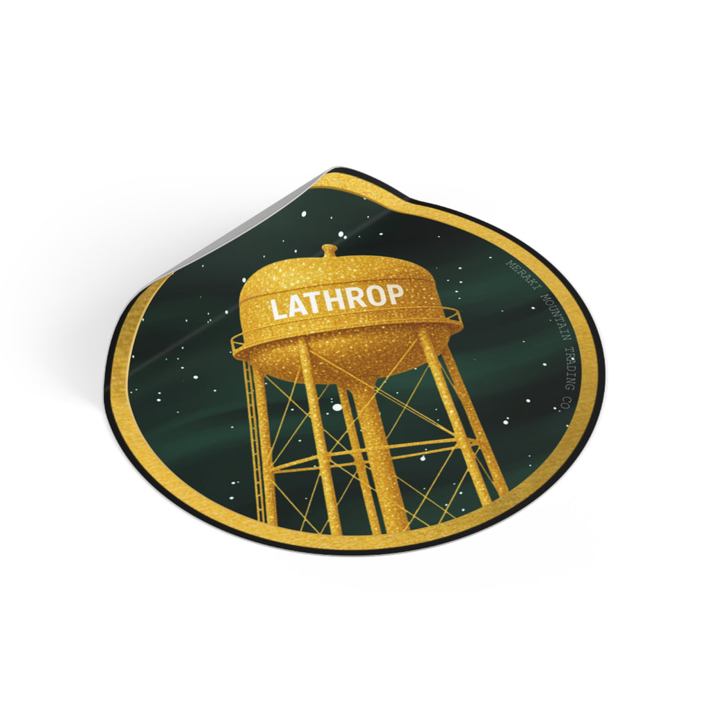 Lathrop Under the Stars Vinyl Sticker