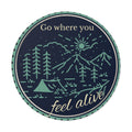 Go Where You Feel Alive Vinyl Sticker