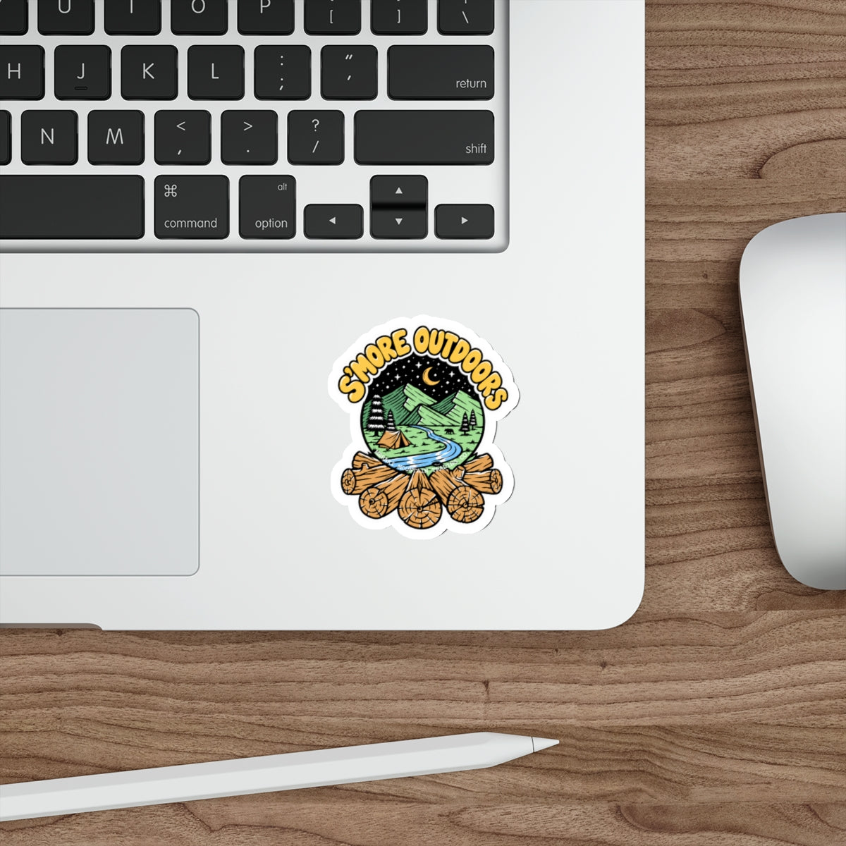 S'More Outdoors Die-Cut Sticker