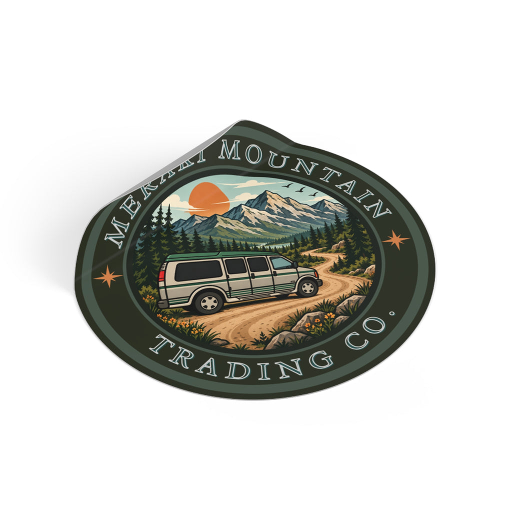 Meraki Mountain Trading Co. Logo Sticker