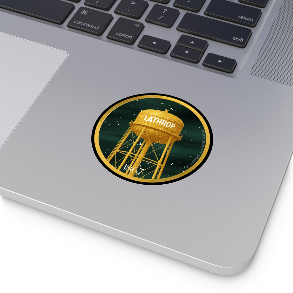 Lathrop Under the Stars Vinyl Sticker