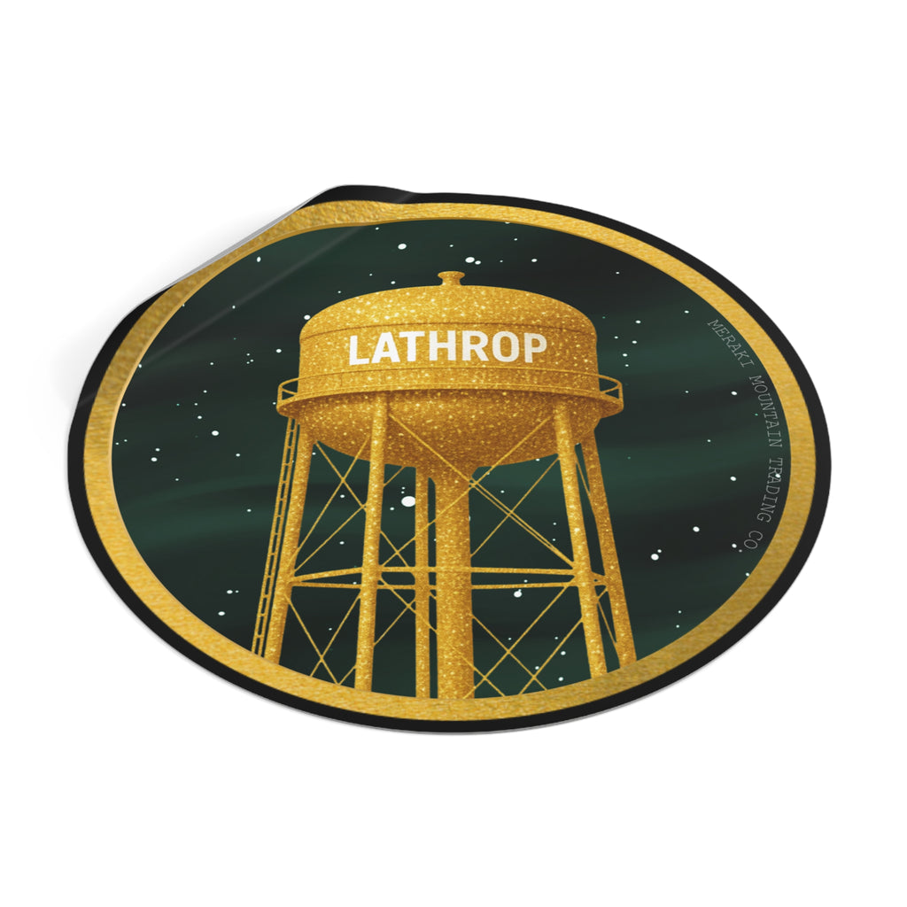 Lathrop Under the Stars Vinyl Sticker