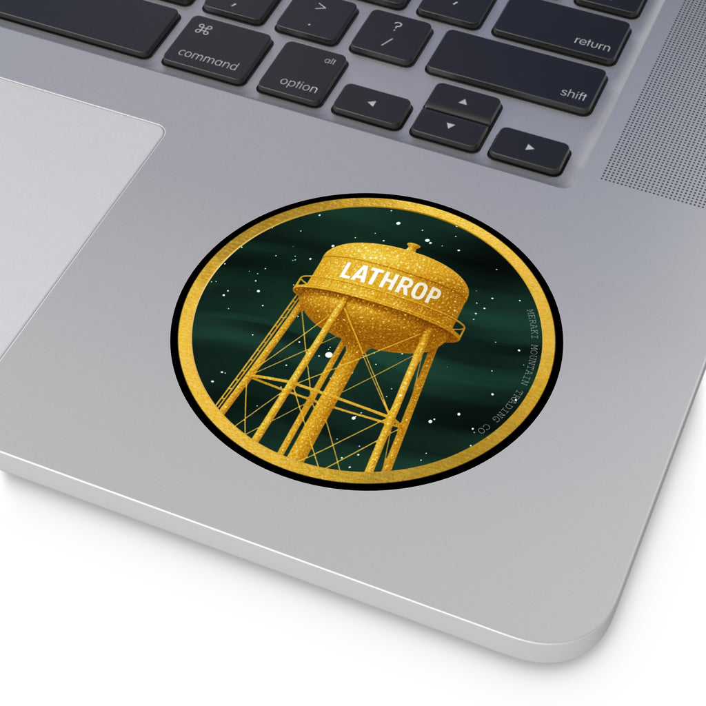 Lathrop Under the Stars Vinyl Sticker