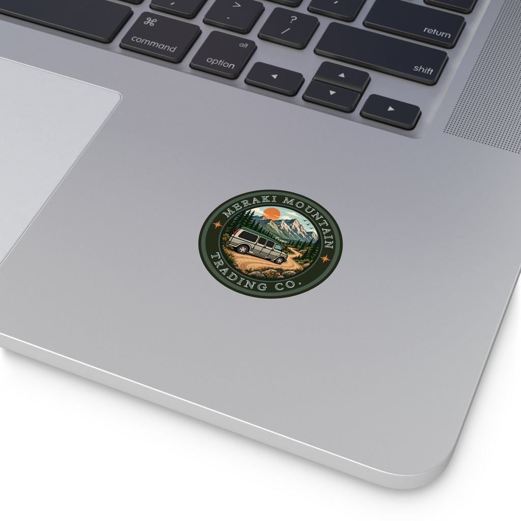 Meraki Mountain Trading Co. Logo Sticker