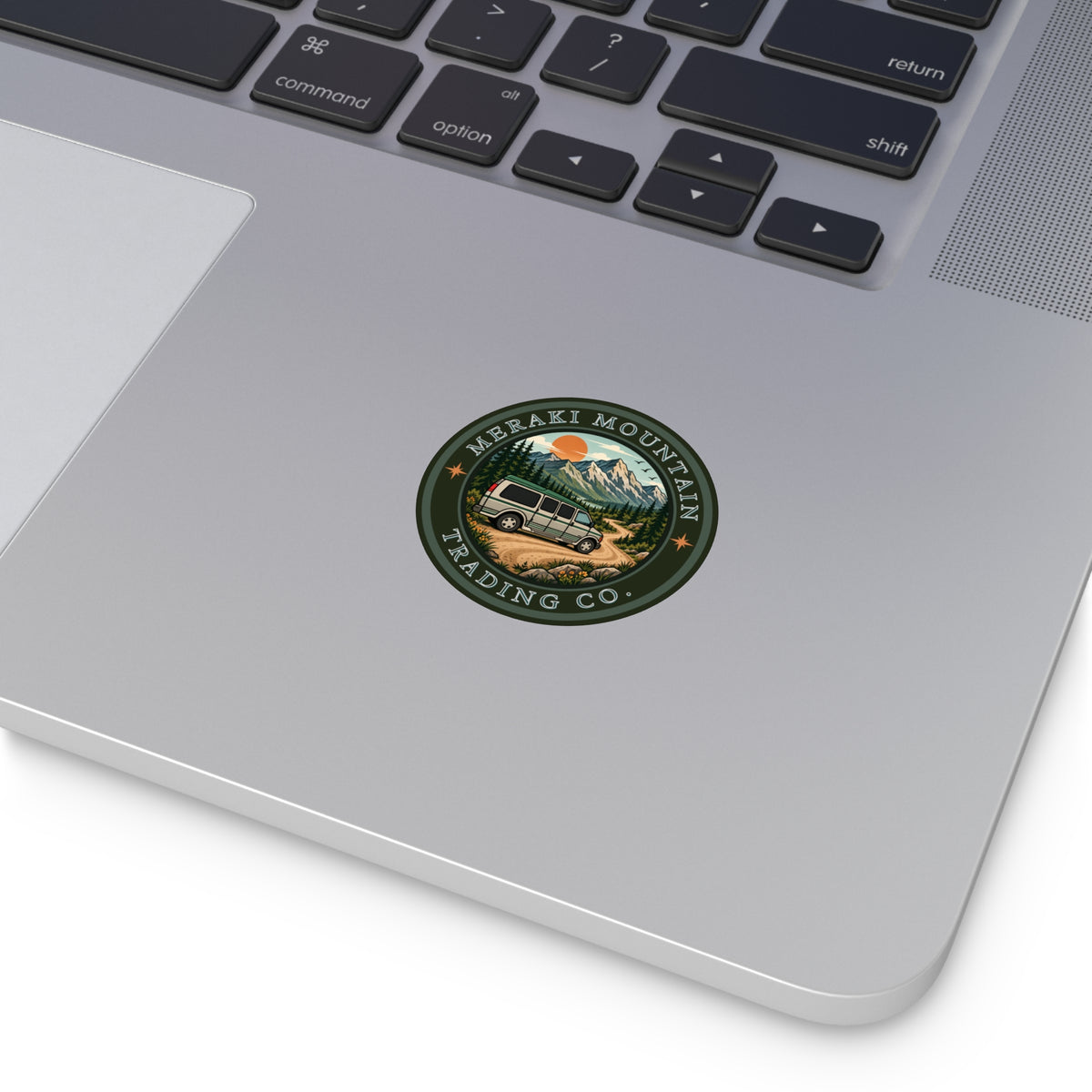 Meraki Mountain Trading Co. Logo Sticker