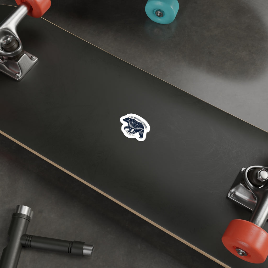 The Mountains Are Calling Bear Die-Cut Sticker