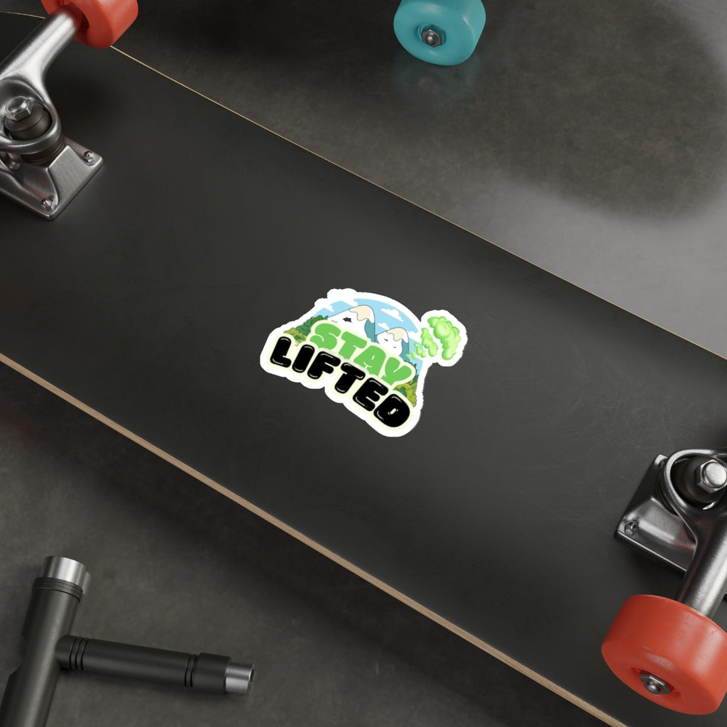 Stay Lifted Mountain Die-Cut Sticker
