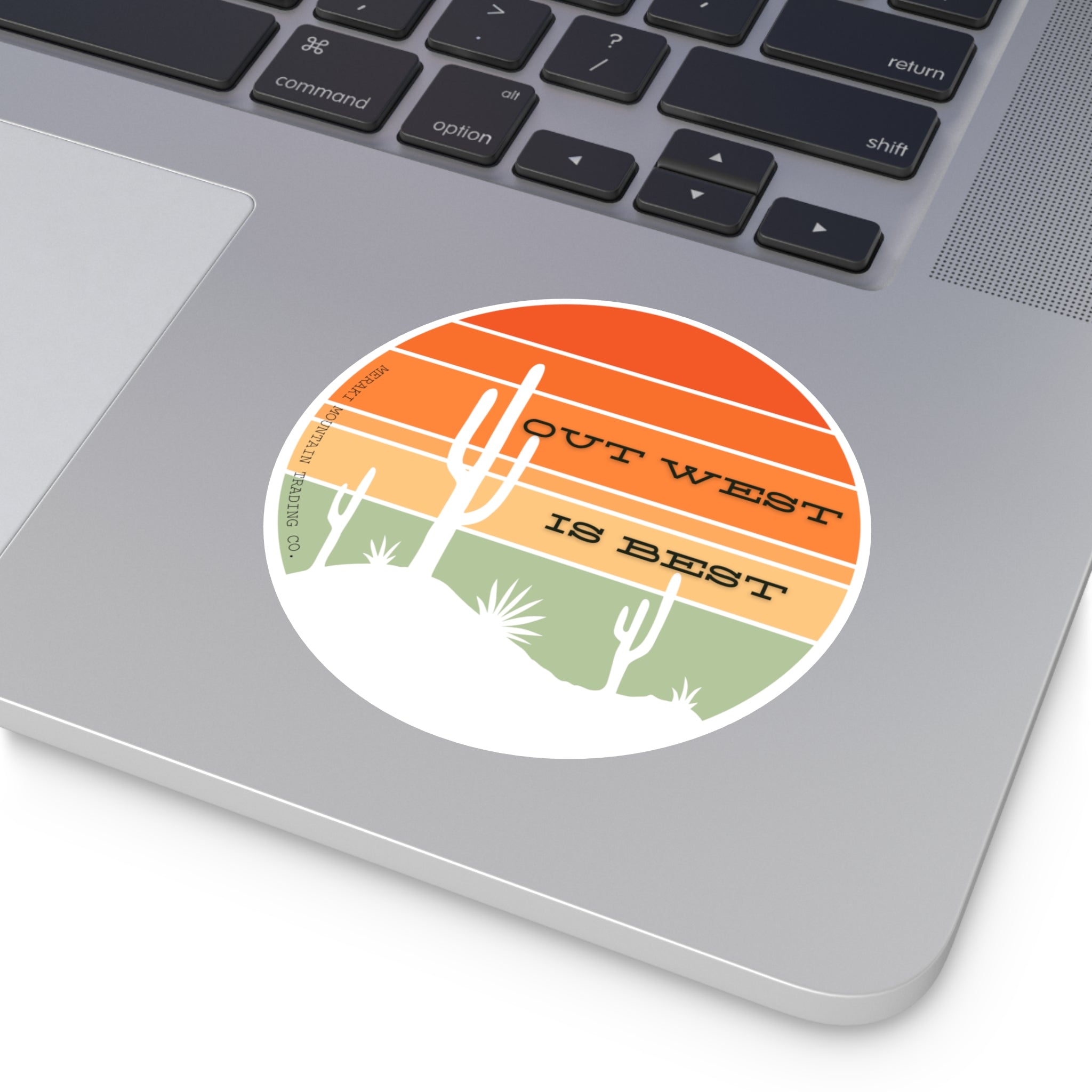 Out West Is Best Vinyl Sticker