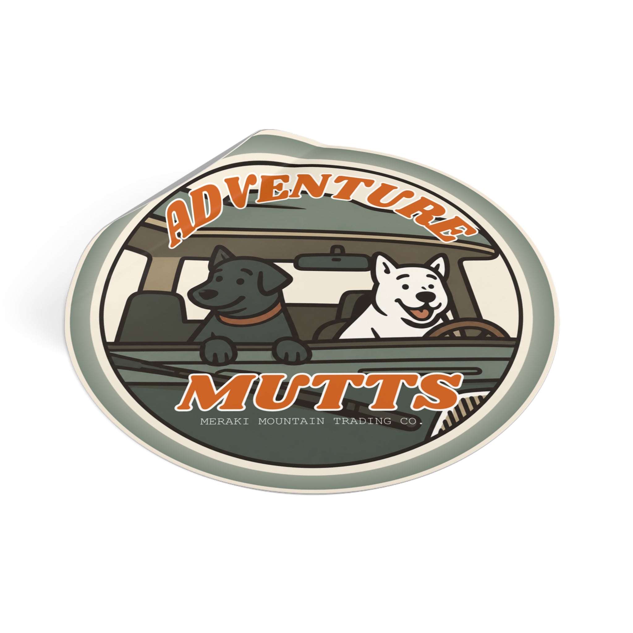 Adventure Mutts Vinyl Sticker