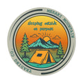 Sleeping Outside on Purpose Camping Sticker
