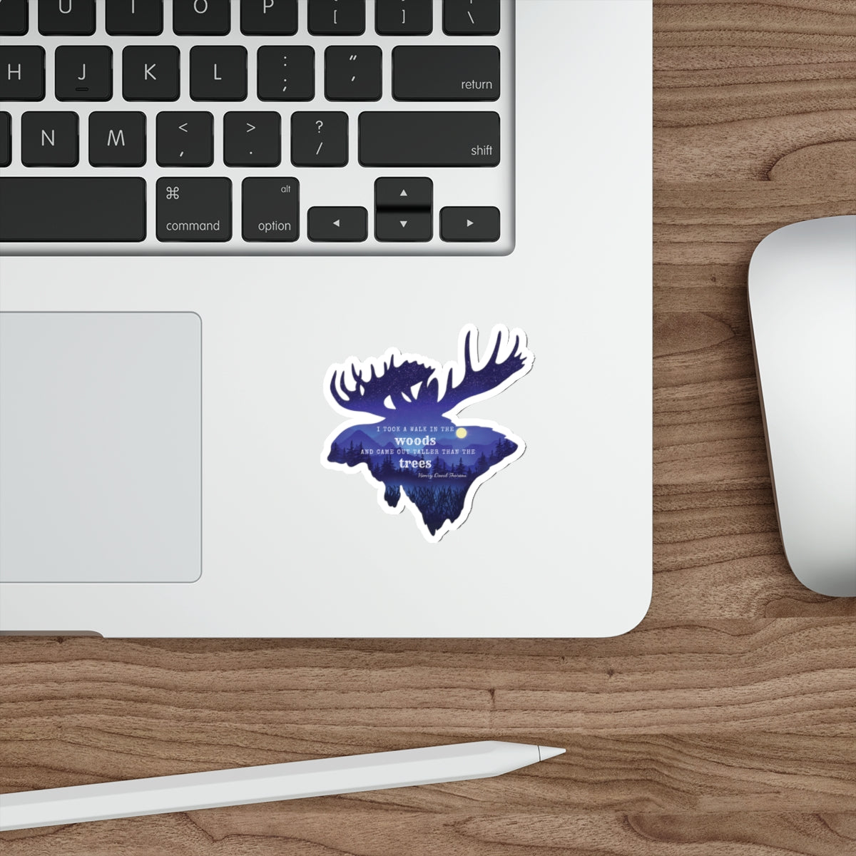 Walk in the Woods Moose Die-Cut Sticker