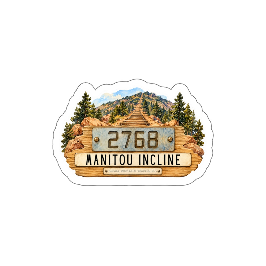 Manitou Incline 2768 Steps Die-Cut Sticker
