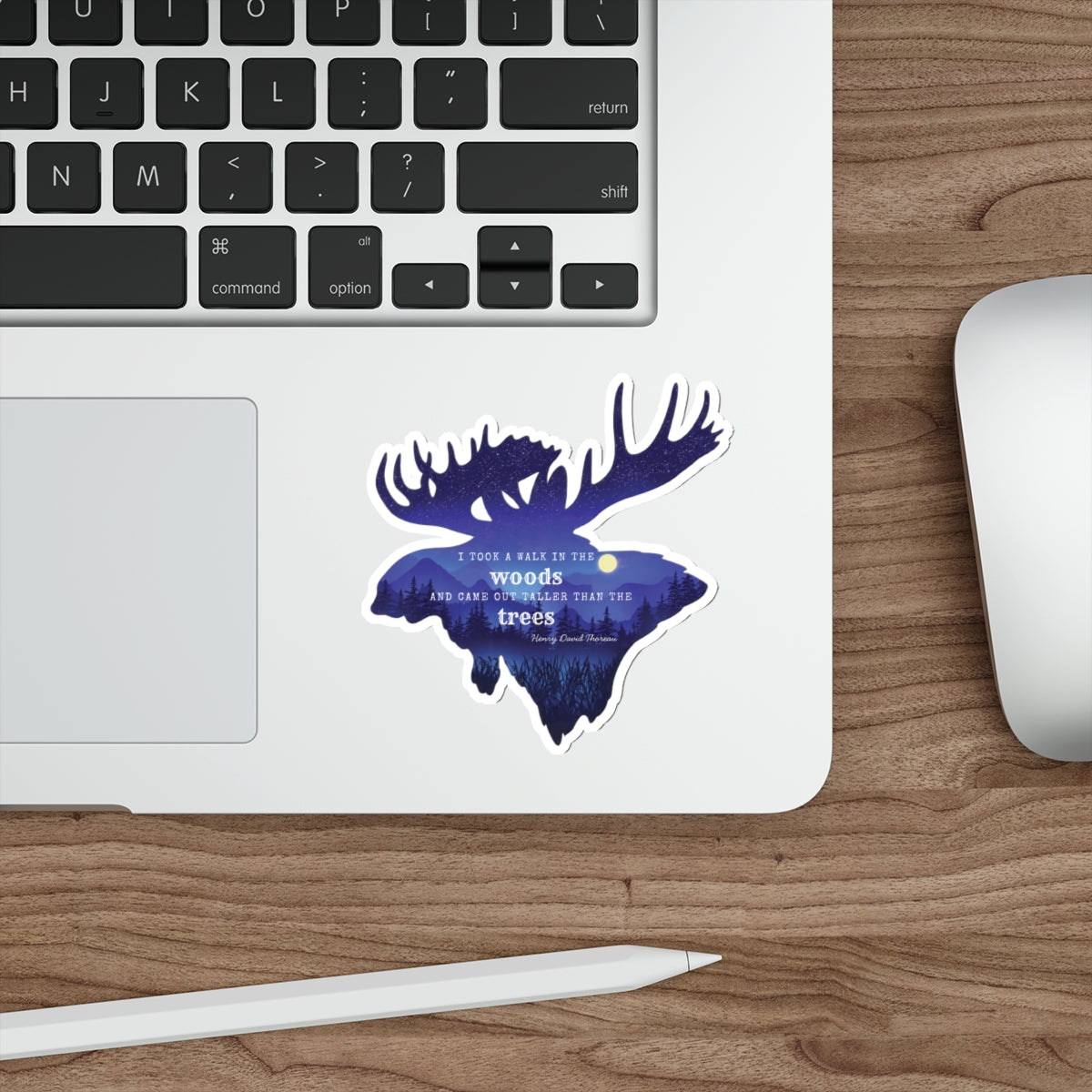 Walk in the Woods Moose Die-Cut Sticker