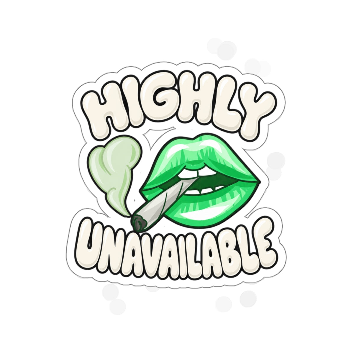 Highly Unavailable Die-Cut Sticker