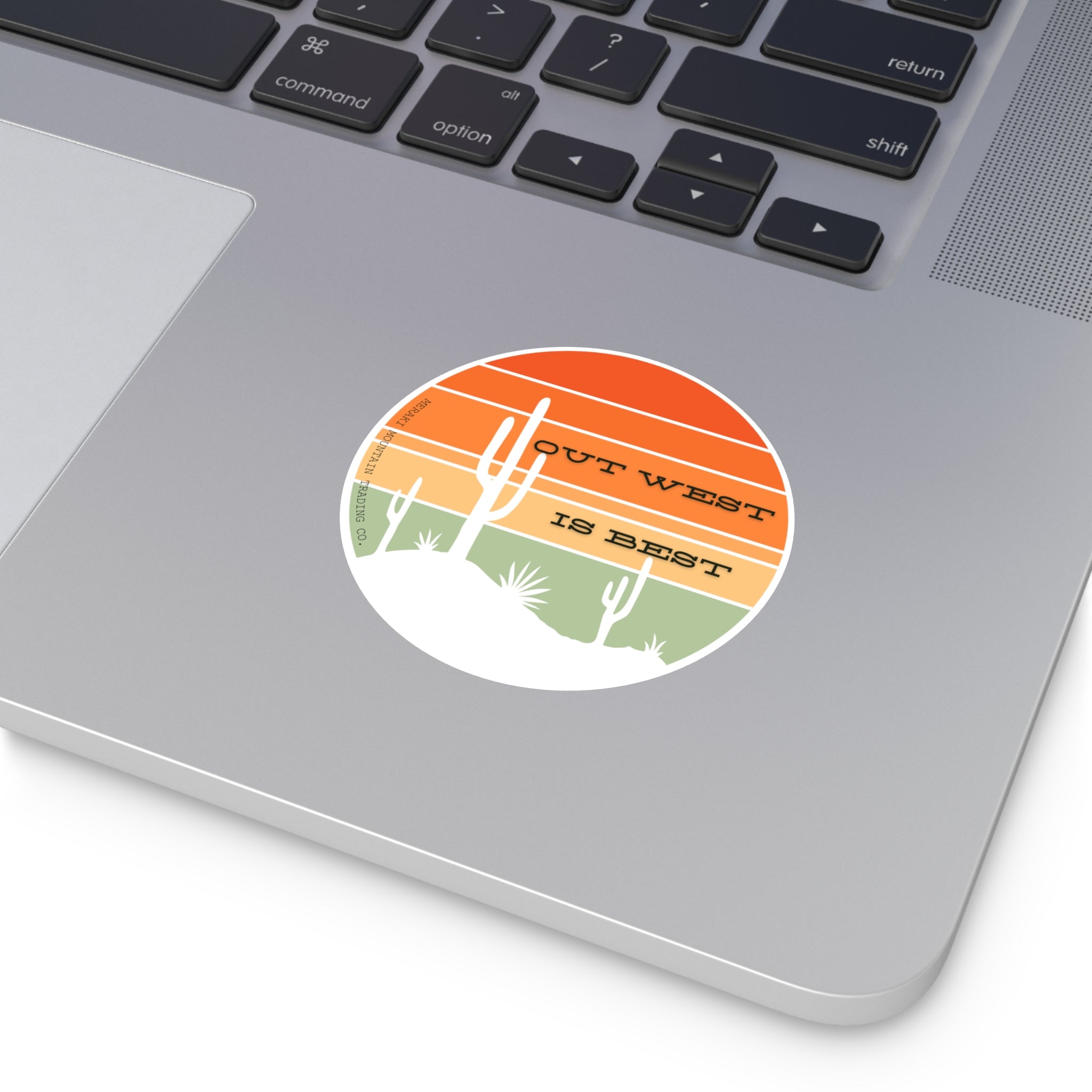 Out West Is Best Vinyl Sticker